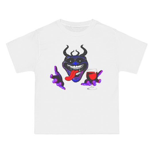 Purple Phonkface Graphic T-Shit