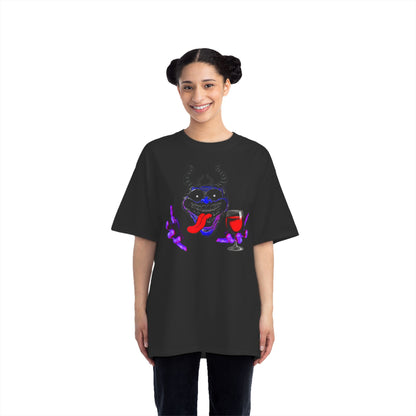 Purple Phonkface Graphic T-Shit